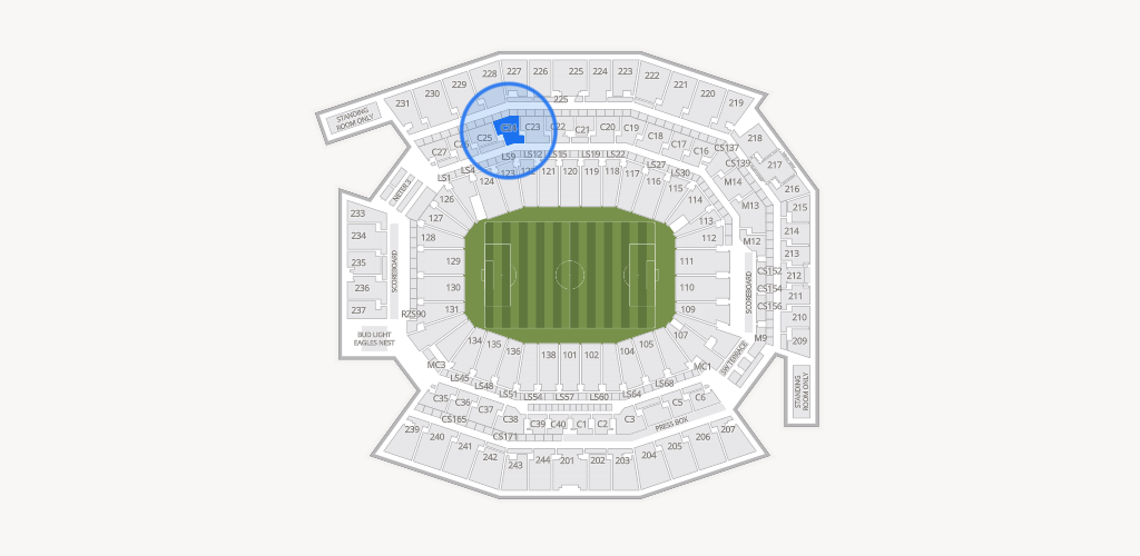 Lincoln Financial Field Seating Chart