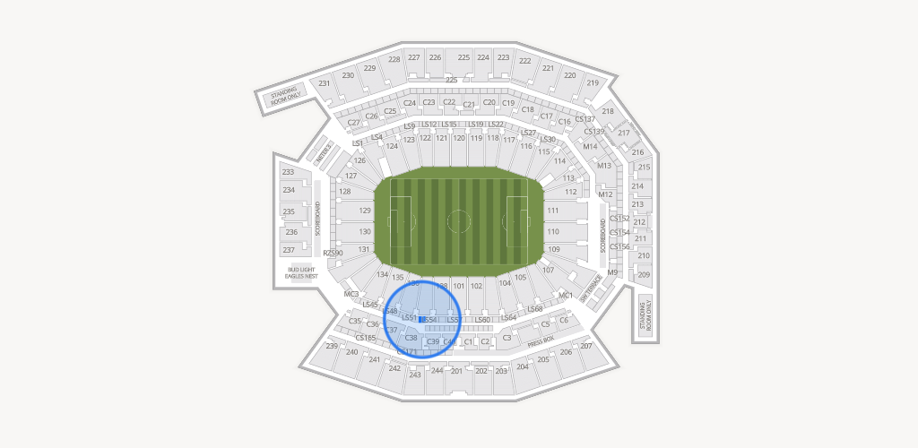 Lincoln Financial Field Seating Chart