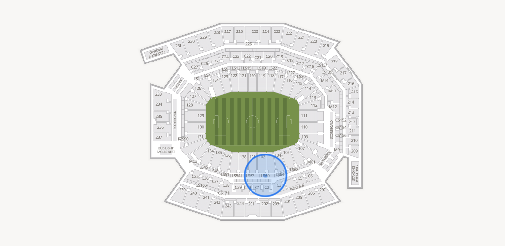 Lincoln Financial Field Seating Chart