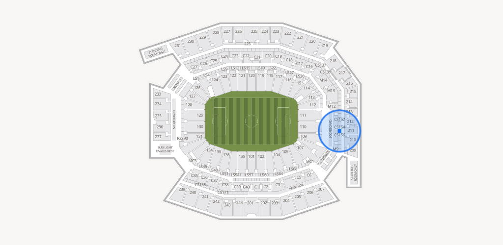 Lincoln Financial Field Seating Chart