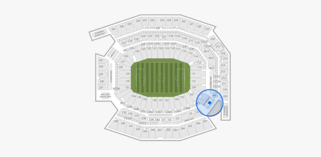 Lincoln Financial Field Seating Chart