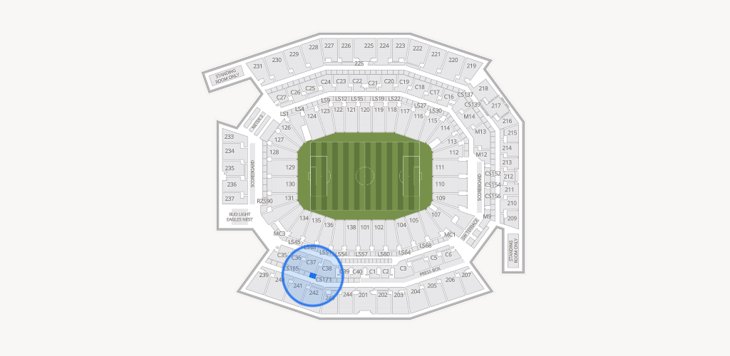 Lincoln Financial Field Seating Chart