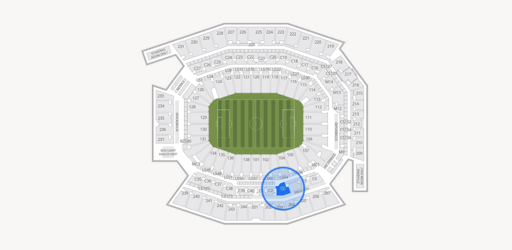 Lincoln Financial Field Seating Chart