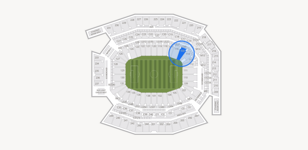 Lincoln Financial Field Seating Chart