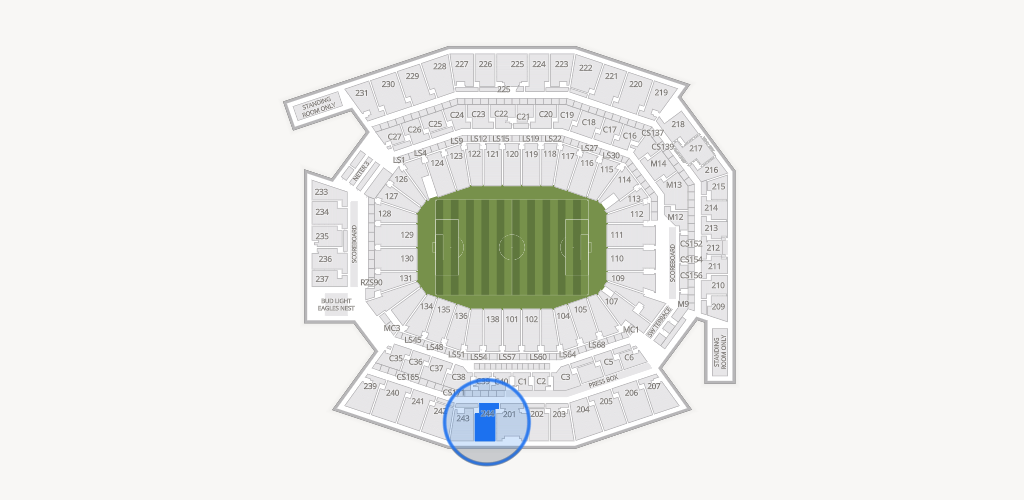 Lincoln Financial Field Seating Chart