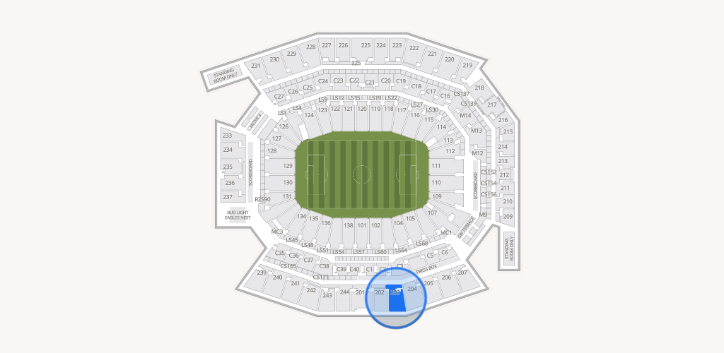Lincoln Financial Field Seating Chart