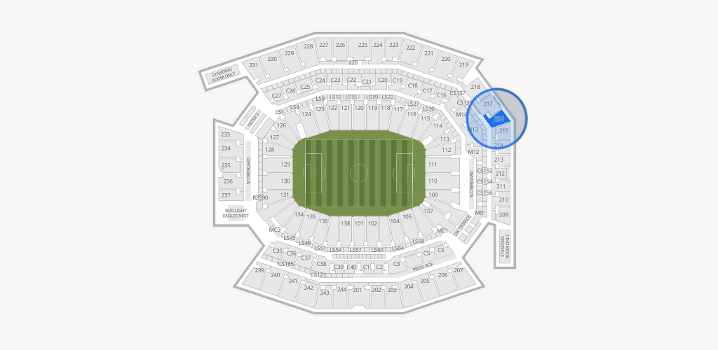 Lincoln Financial Field Seating Chart