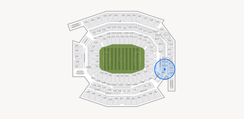 Lincoln Financial Field Seating Chart