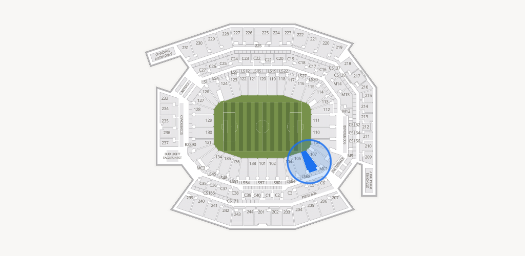 Lincoln Financial Field Seating Chart