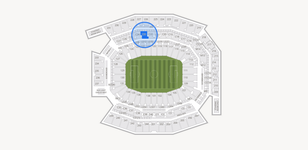 Lincoln Financial Field Seating Chart