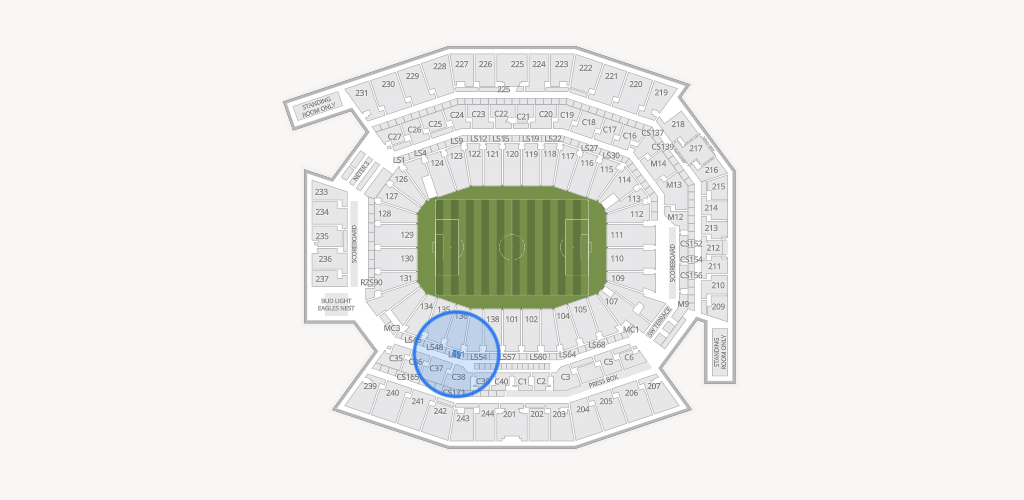 Lincoln Financial Field Seating Chart