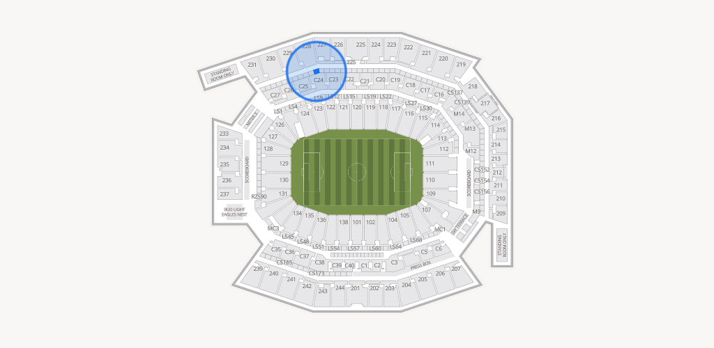Lincoln Financial Field Seating Chart