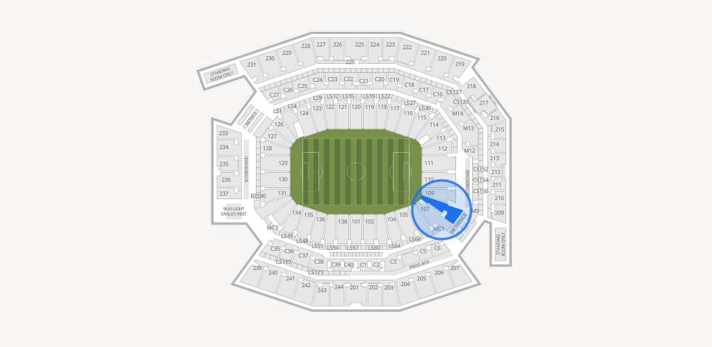 Lincoln Financial Field Seating Chart