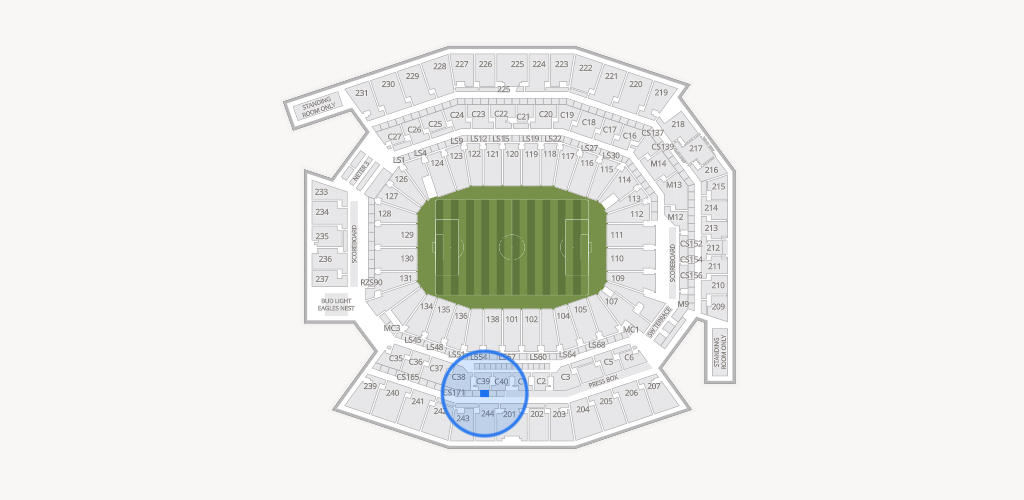 Lincoln Financial Field Seating Chart