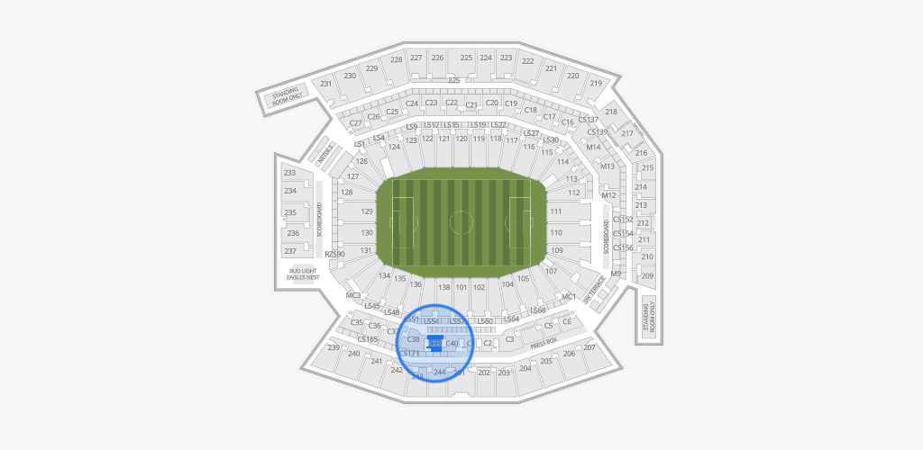 Lincoln Financial Field Seating Chart
