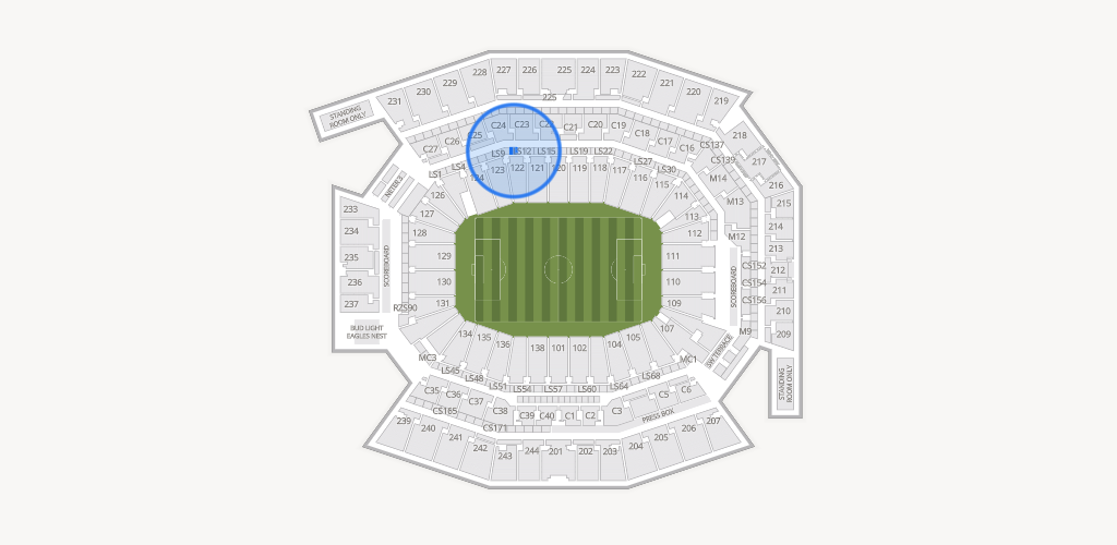 Lincoln Financial Field Seating Chart