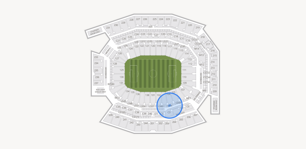 Lincoln Financial Field Seating Chart
