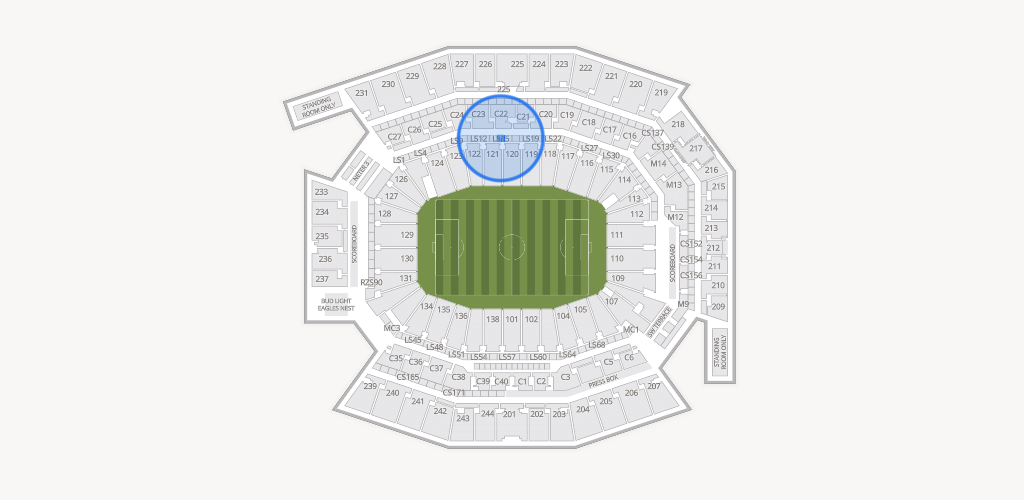 Lincoln Financial Field Seating Chart