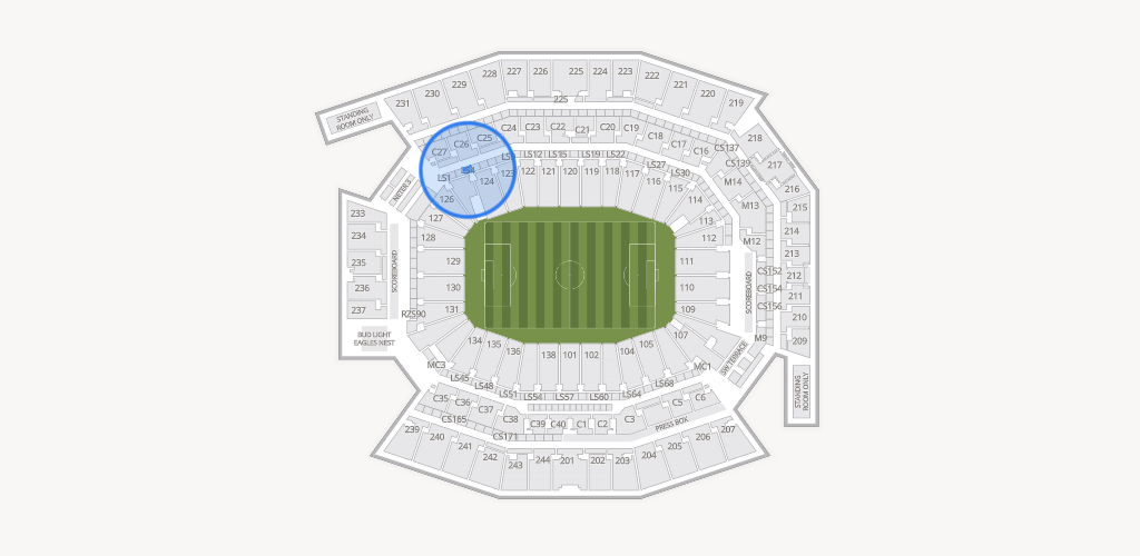 Lincoln Financial Field Seating Chart