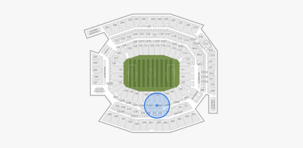 Lincoln Financial Field Seating Chart