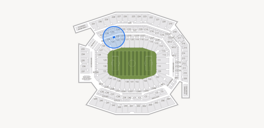 Lincoln Financial Field Seating Chart