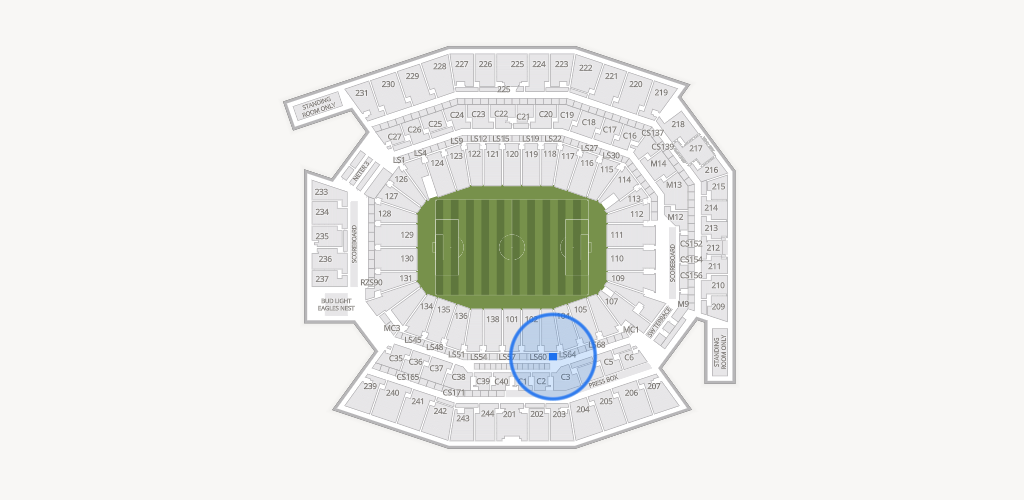 Lincoln Financial Field Seating Chart