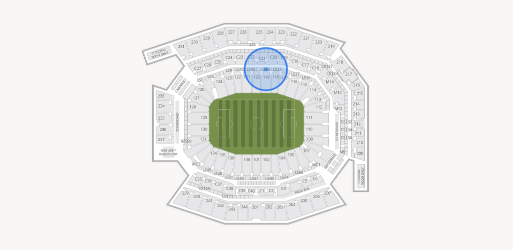 Lincoln Financial Field Seating Chart