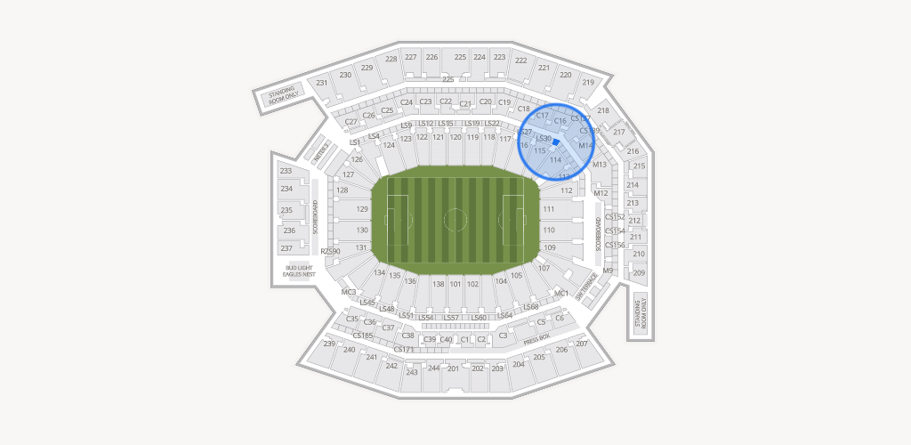 Lincoln Financial Field Seating Chart