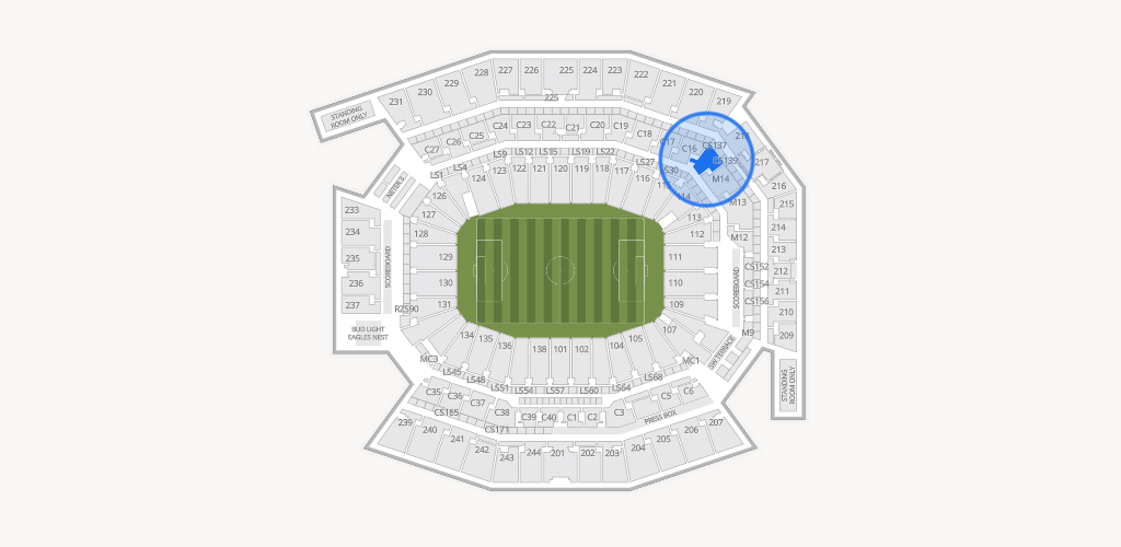 Lincoln Financial Field Seating Chart