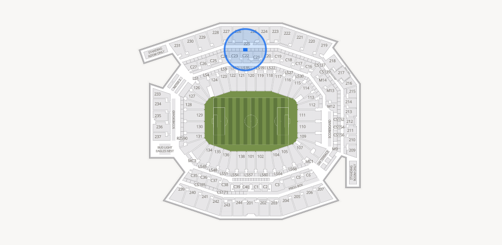 Lincoln Financial Field Seating Chart