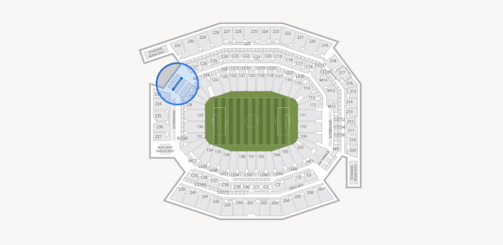 Lincoln Financial Field Seating Chart