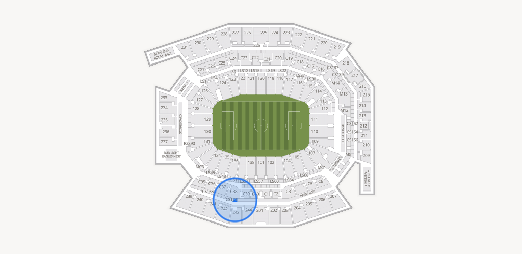 Lincoln Financial Field Seating Chart