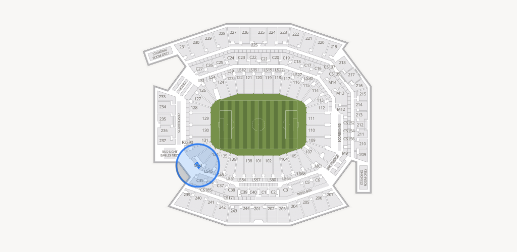 Lincoln Financial Field Seating Chart