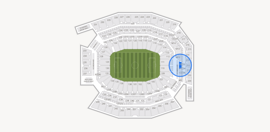 Lincoln Financial Field Seating Chart
