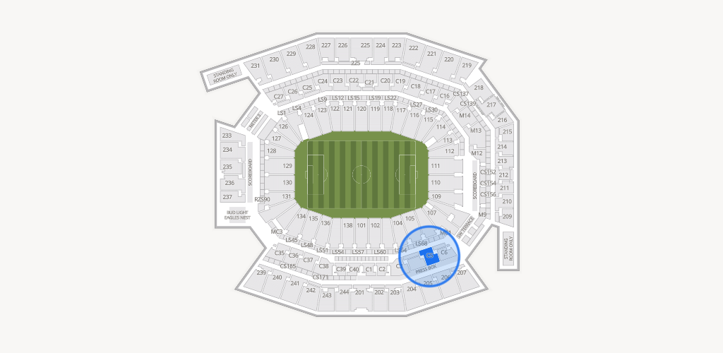 Lincoln Financial Field Seating Chart