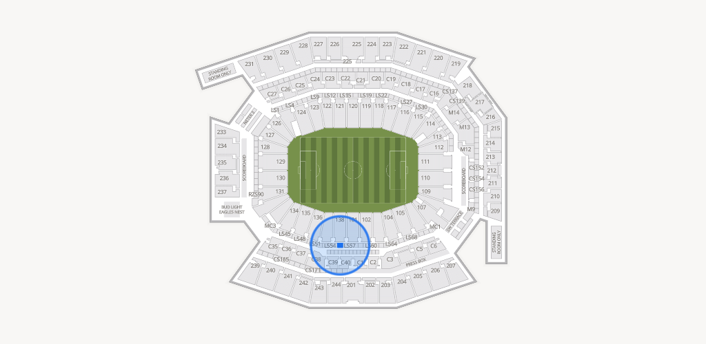 Lincoln Financial Field Seating Chart