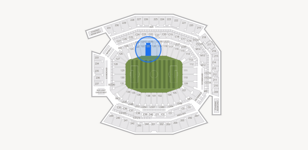 Lincoln Financial Field Seating Chart