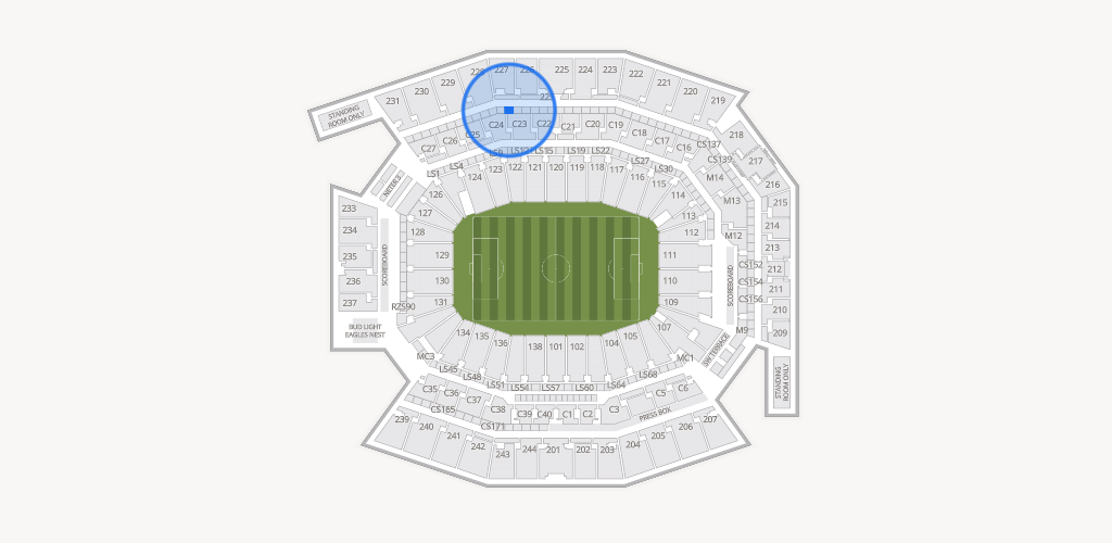 Lincoln Financial Field Seating Chart