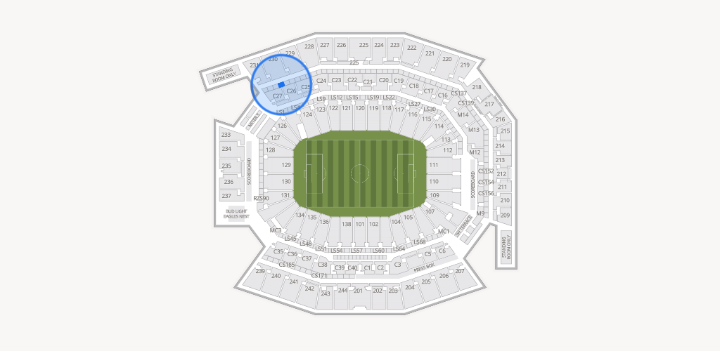 Lincoln Financial Field Seating Chart