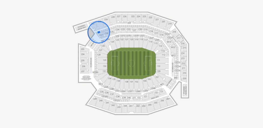 Lincoln Financial Field Seating Chart