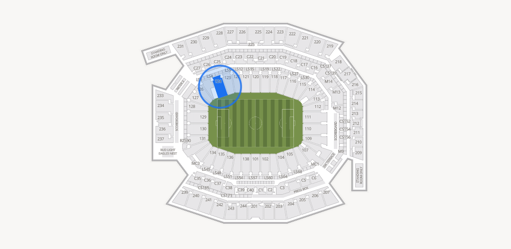 Lincoln Financial Field Seating Chart