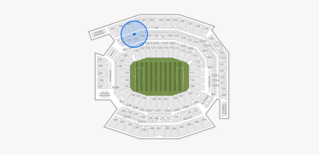 Lincoln Financial Field Seating Chart