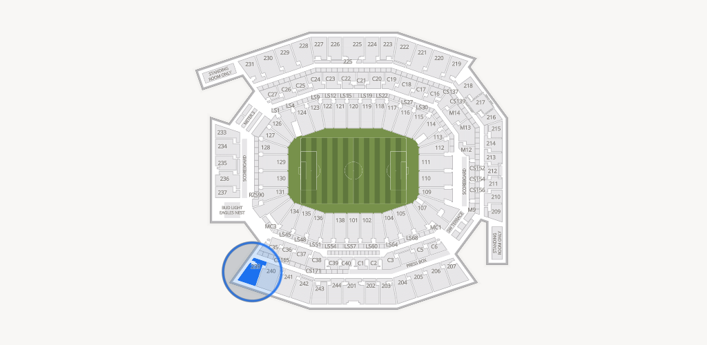 Lincoln Financial Field Seating Chart