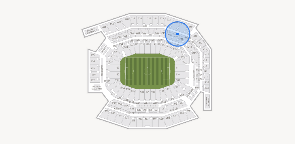 Lincoln Financial Field Seating Chart