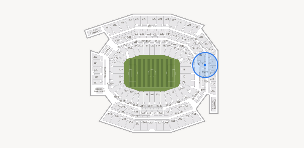 Lincoln Financial Field Seating Chart