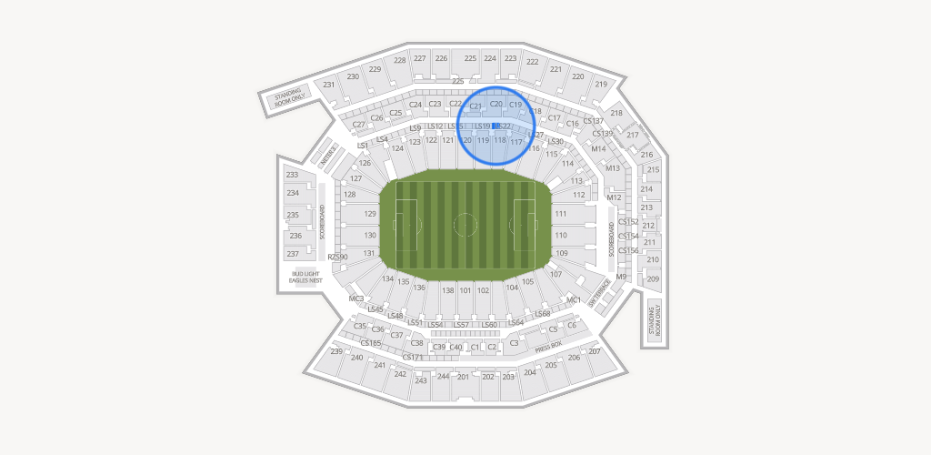 Lincoln Financial Field Seating Chart