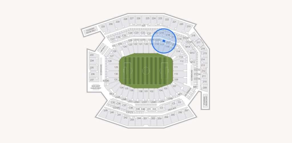 Lincoln Financial Field Seating Chart