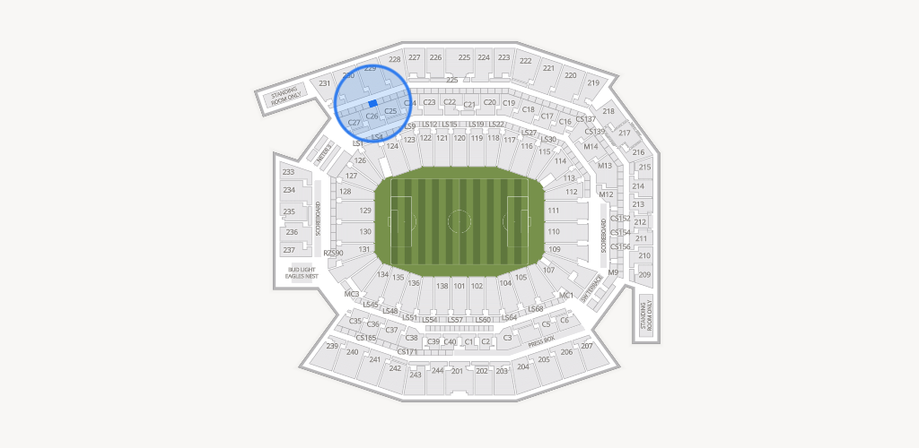 Lincoln Financial Field Seating Chart