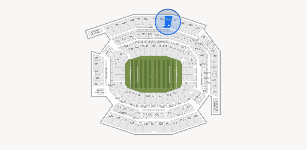 Lincoln Financial Field Seating Chart