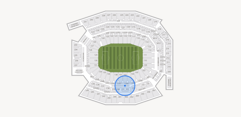 Lincoln Financial Field Seating Chart